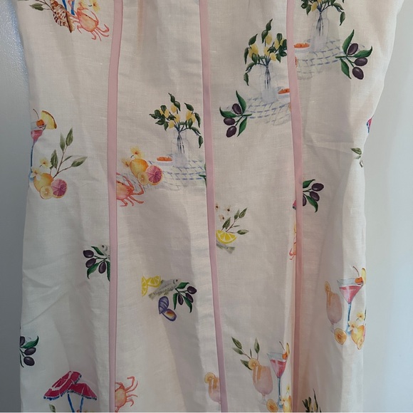 NWT Anthropologie Linen Sleeveless Summer Dress - Picture 4 of 6